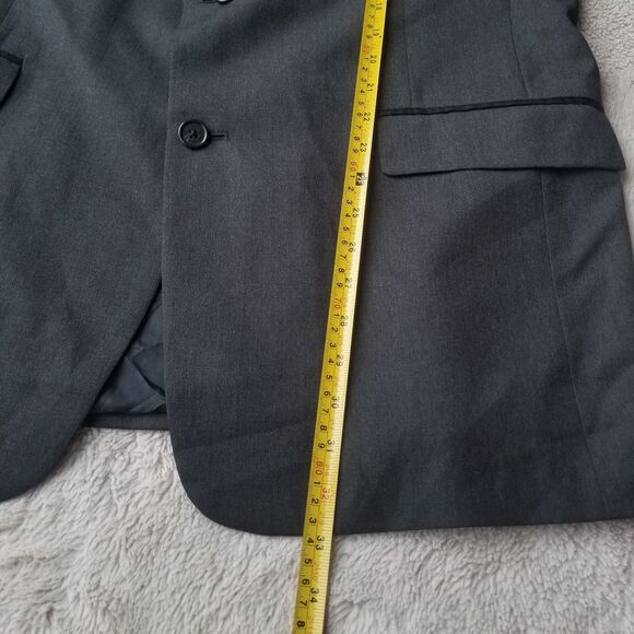 Hart Schaffner Marx Gold Trumpeter Blazer Men's 42R Grey Suit Jacket Nordstrom - Picture 11 of 14